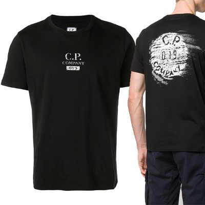 CP COMPANY 백로고 티셔츠 06CMTS155A 005100W 999