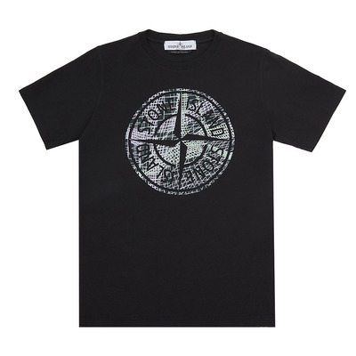 스톤아일랜드 쥬니어 카모 원 로고 티셔츠 네이비 21072 (12,14)