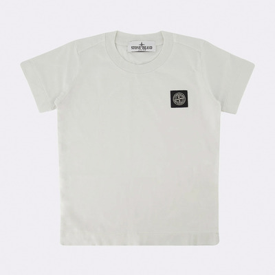 스톤아일랜드 쥬니어 로고패치 티셔츠 라이트그레이 20147 (12,14)
